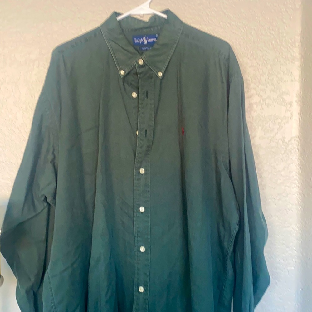 xxl long sleeved dress shirt. polo ralph lauren
